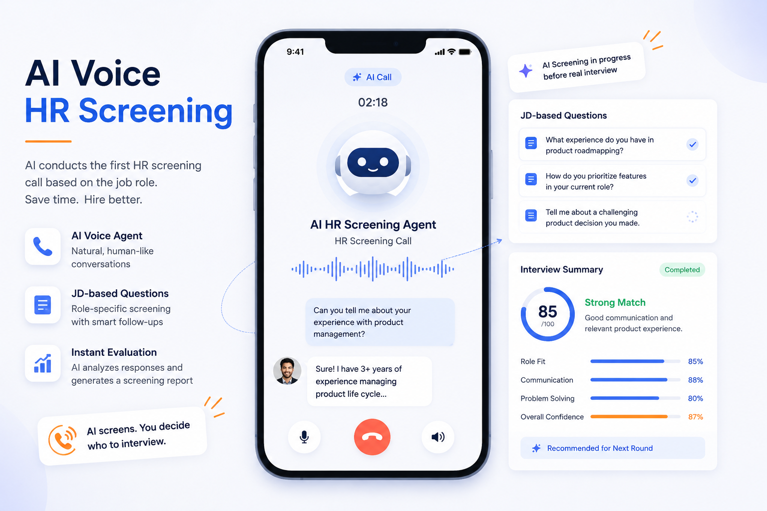 AI Voice HR Screening