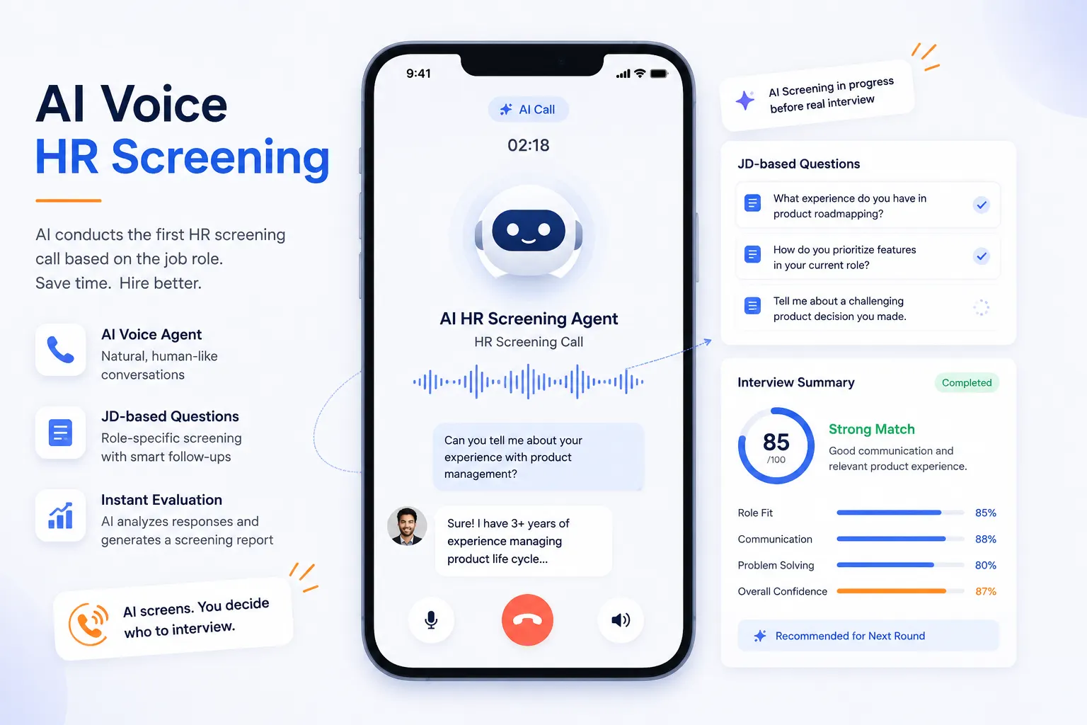 AI Voice HR Screening